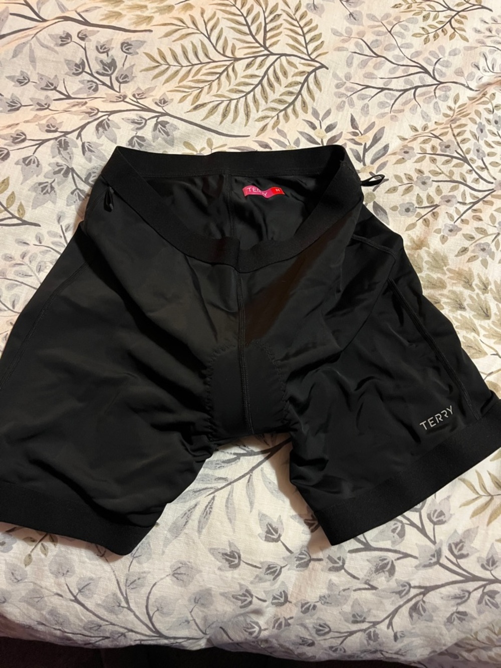 Terry Women's Black Bike Shorts - Padded Cycling Liner